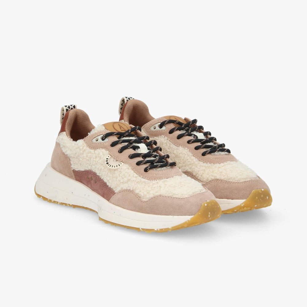 MOON JOGGER W SHEEPY/SUEDE DOVE/SKIN