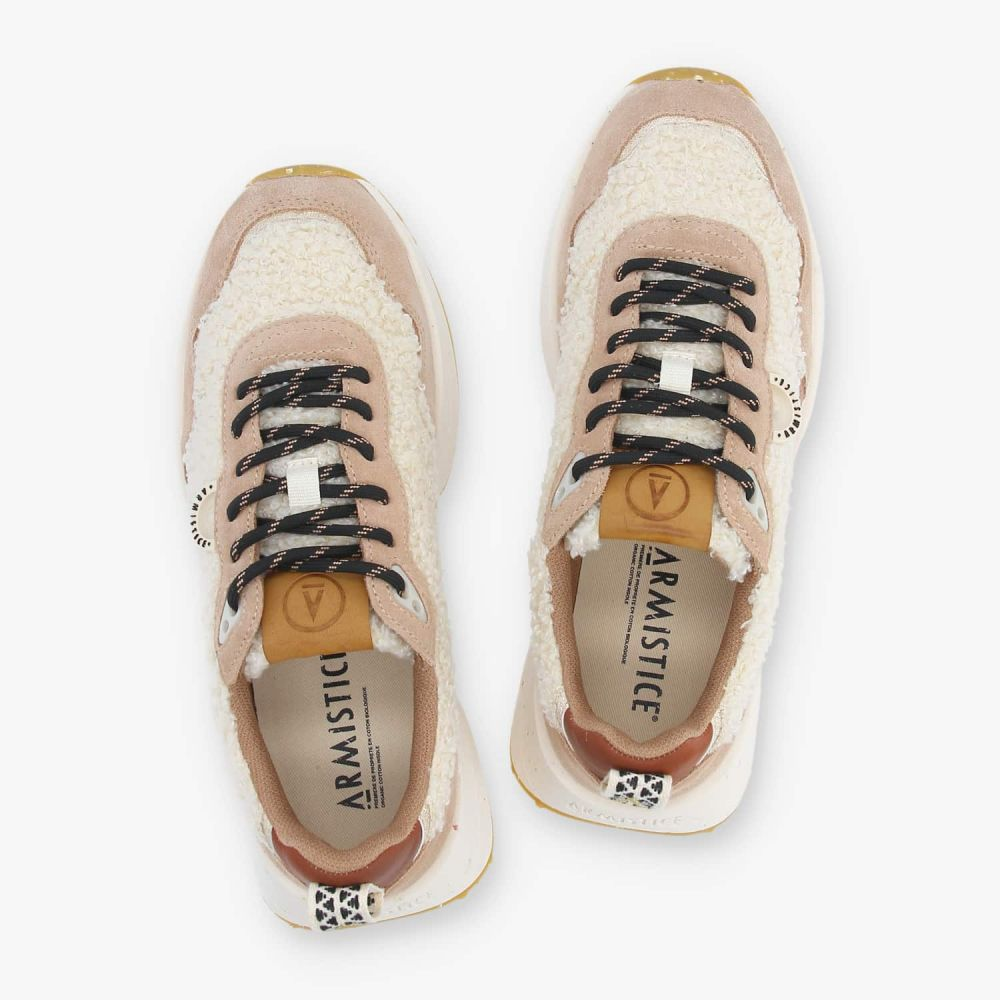 MOON JOGGER W SHEEPY/SUEDE DOVE/SKIN