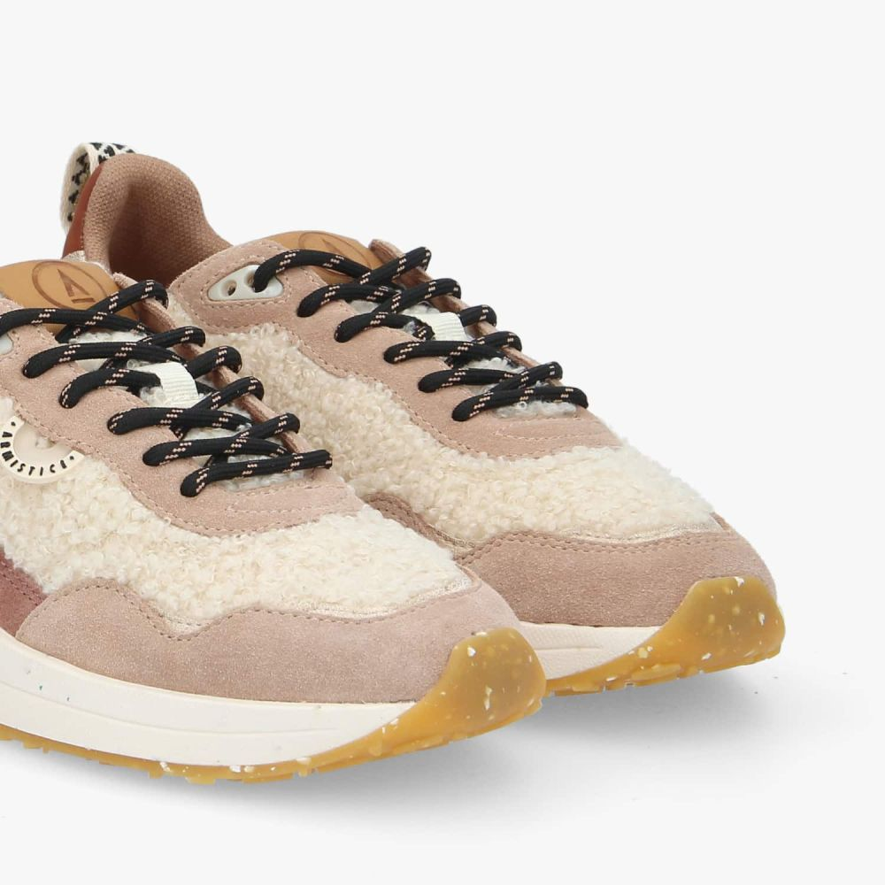 MOON JOGGER W SHEEPY/SUEDE DOVE/SKIN