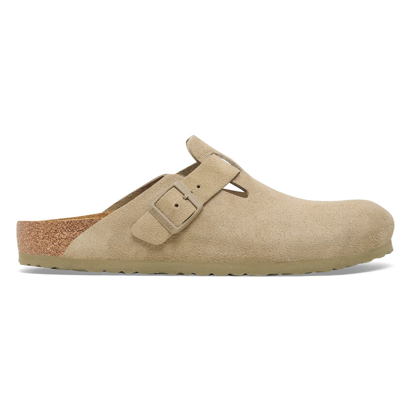 Boston - Suede Faded Khaki - Etroite