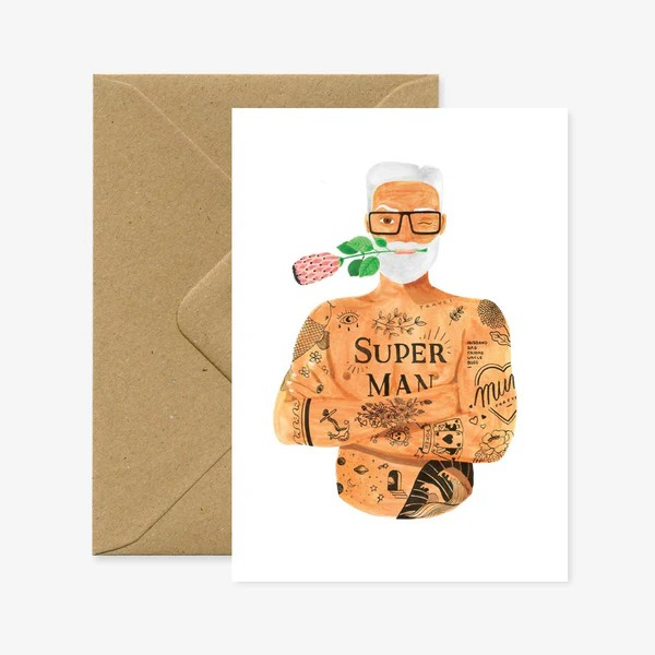 Carte de voeux - Superman Protea