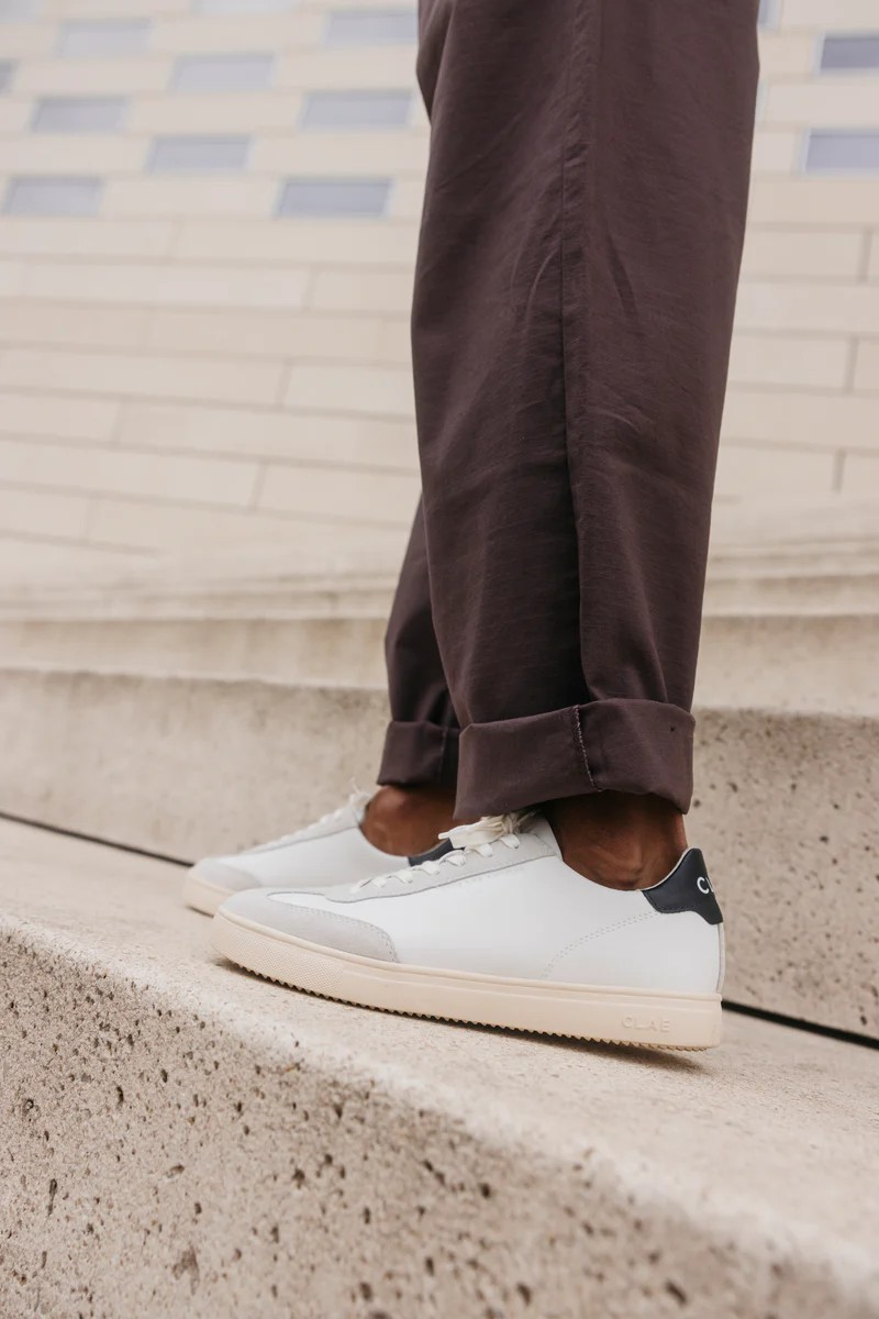 DEANE WHITE LEATHER NAVY
