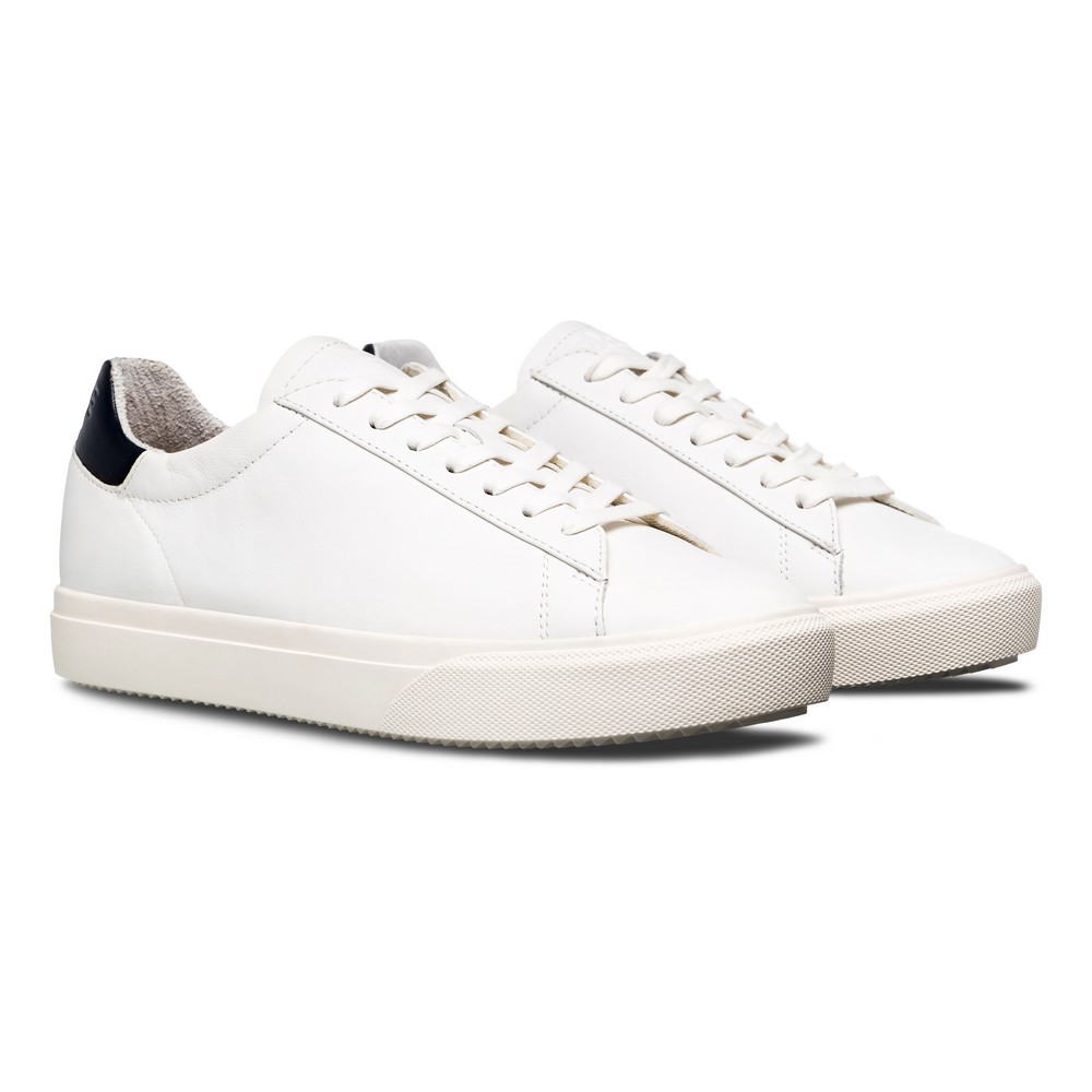 BRADLEY VP WHITE LEATHER NAVY