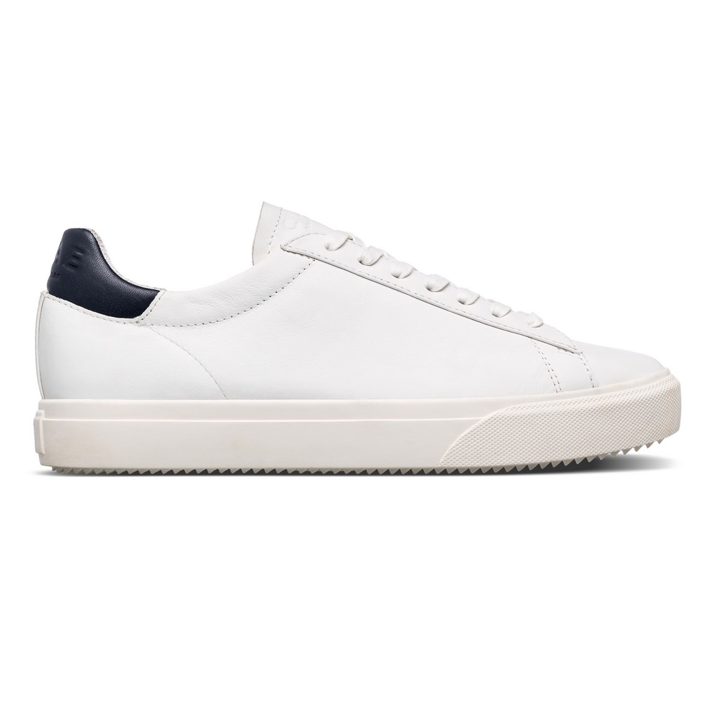 BRADLEY VP WHITE LEATHER NAVY
