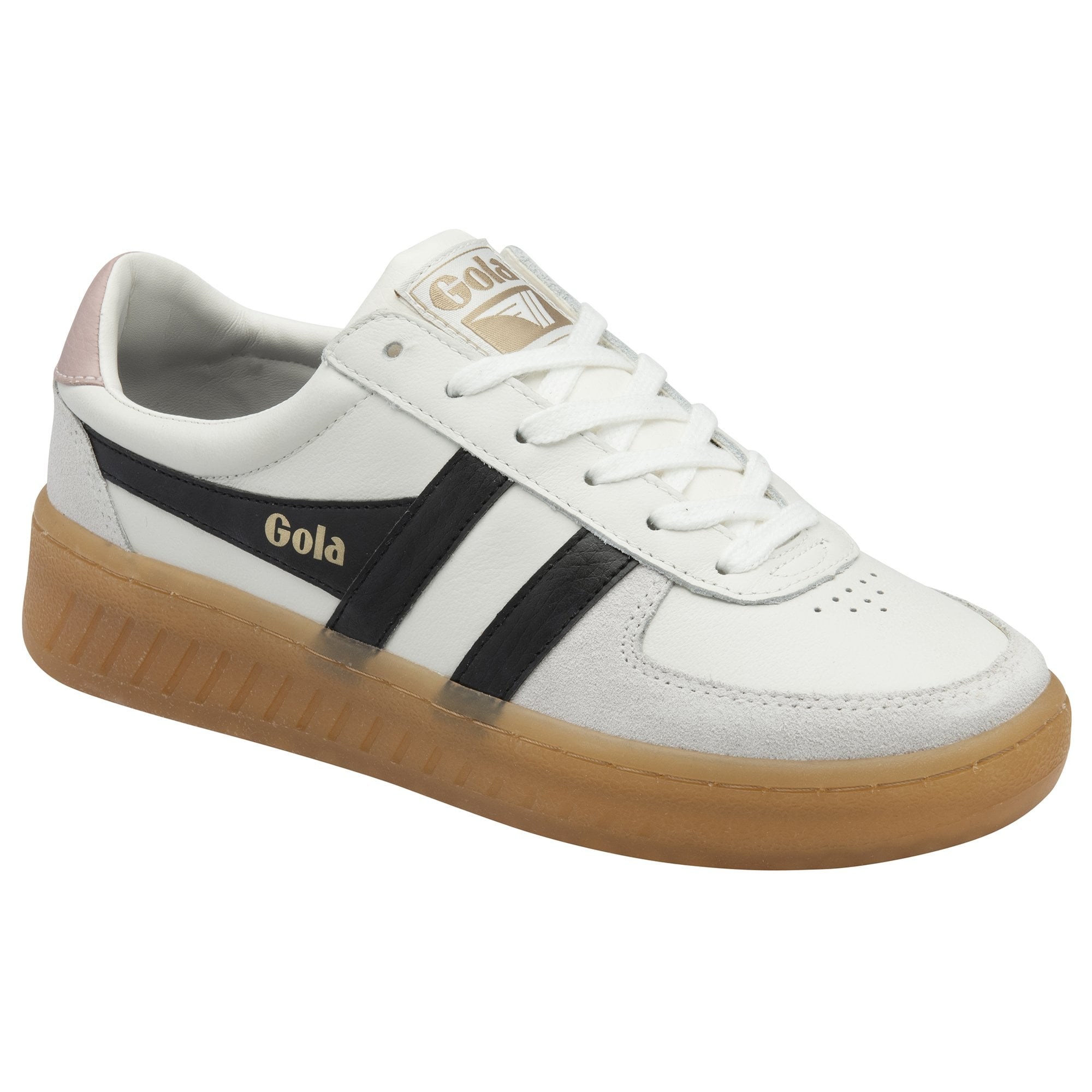 GRANDSLAM ELITE TRAINER WHITE/BLACK/CHALK PINK/GUM