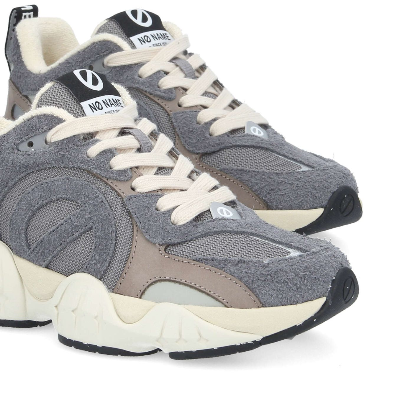 KRAZEE RUNNER M H.SDE/KNIT/NUB. CARBONE/GREY/L.GREY