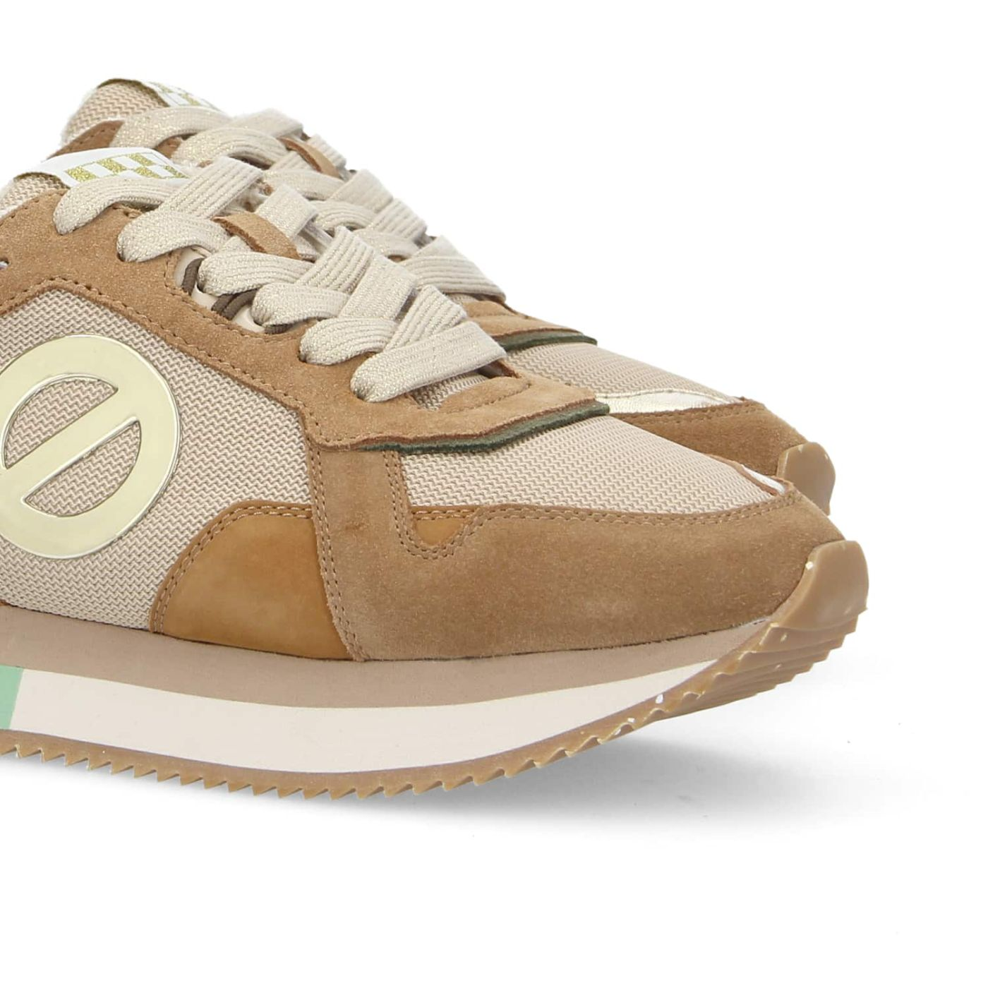 MIA JOGGER W KNIT/SUEDE/NUB. SABLE/NUTS/NUTS