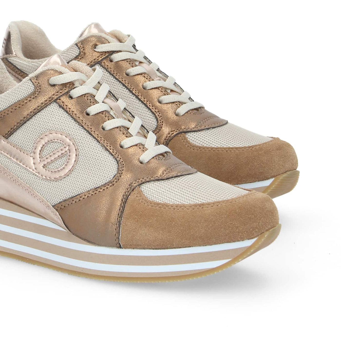 PARKO JOGGER W KNIT/SDE/DUSTY BEIGE/NUTS/COPPER