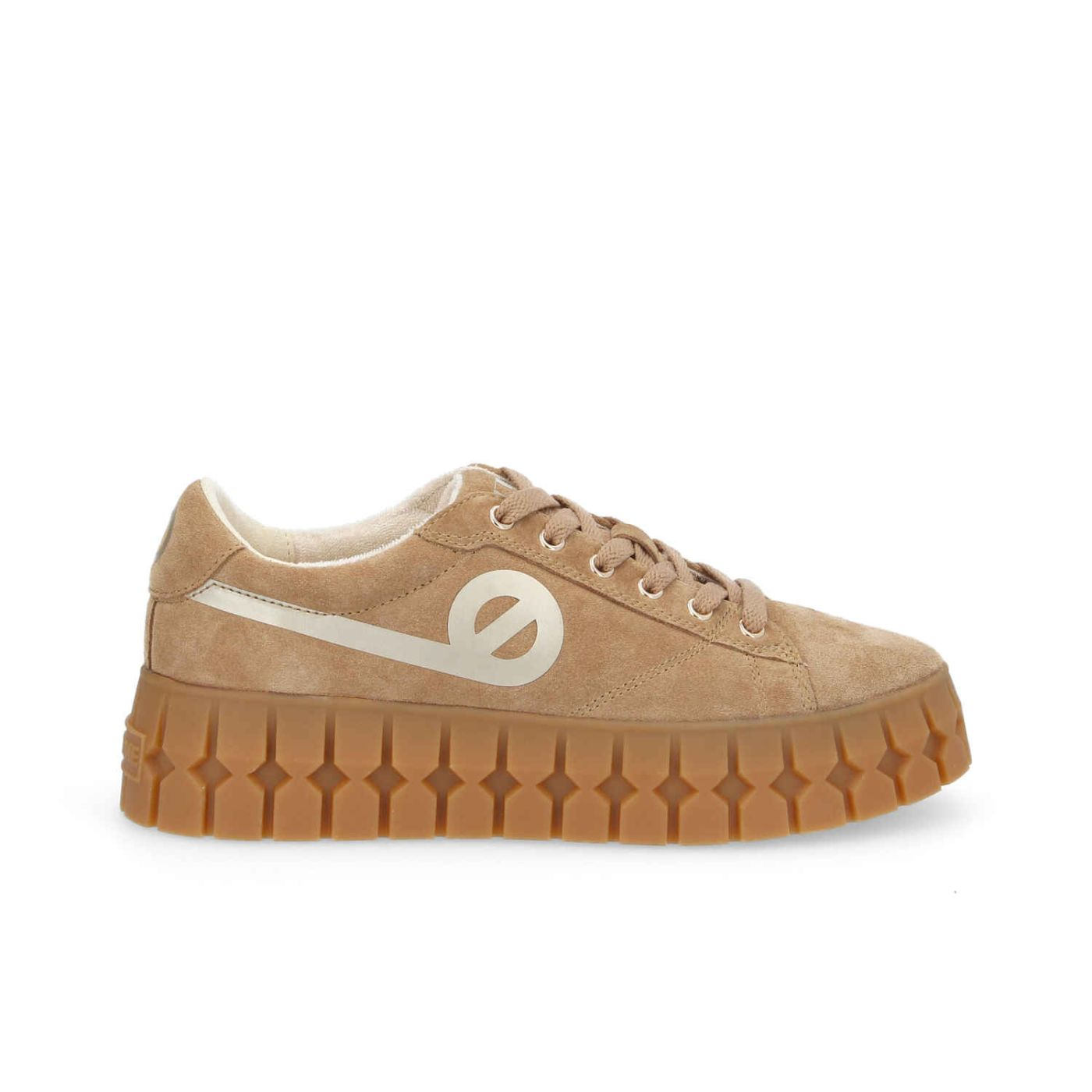 PLAY SNEAKER W SUEDE/PRINT NUTS/L.GOLD
