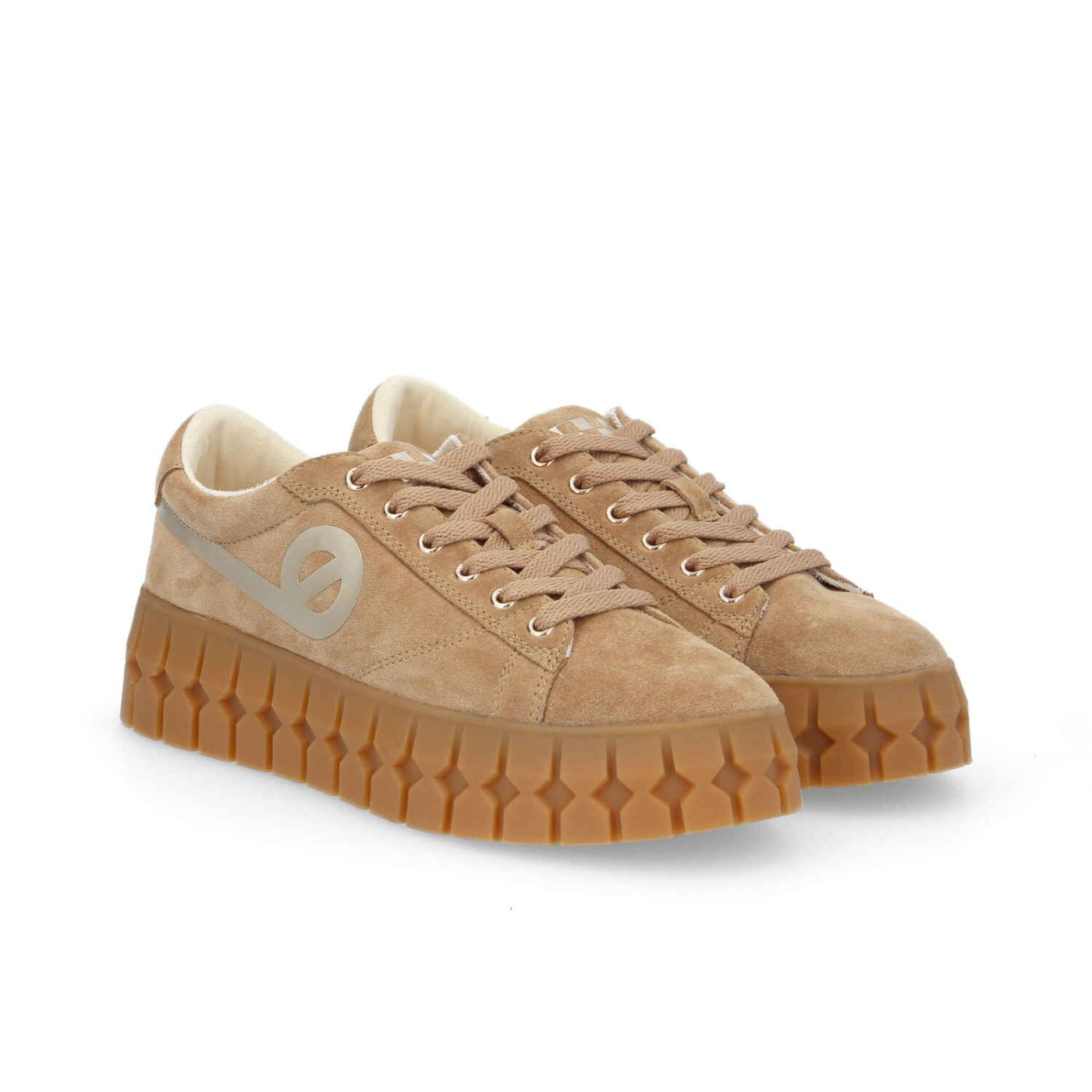 PLAY SNEAKER W SUEDE/PRINT NUTS/L.GOLD