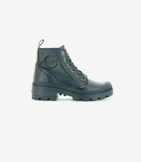 PALLABASE LEATHER BLACK/BLACK
