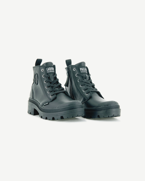 PALLABASE LEATHER BLACK/BLACK