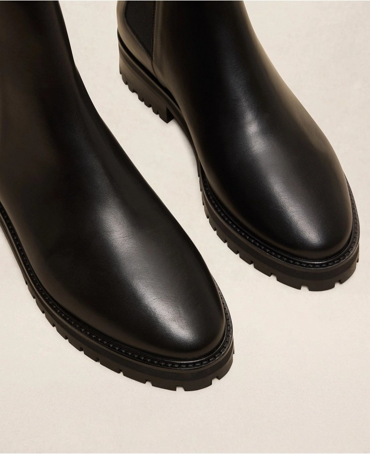 Bottines n°501 - Cuir - Noir