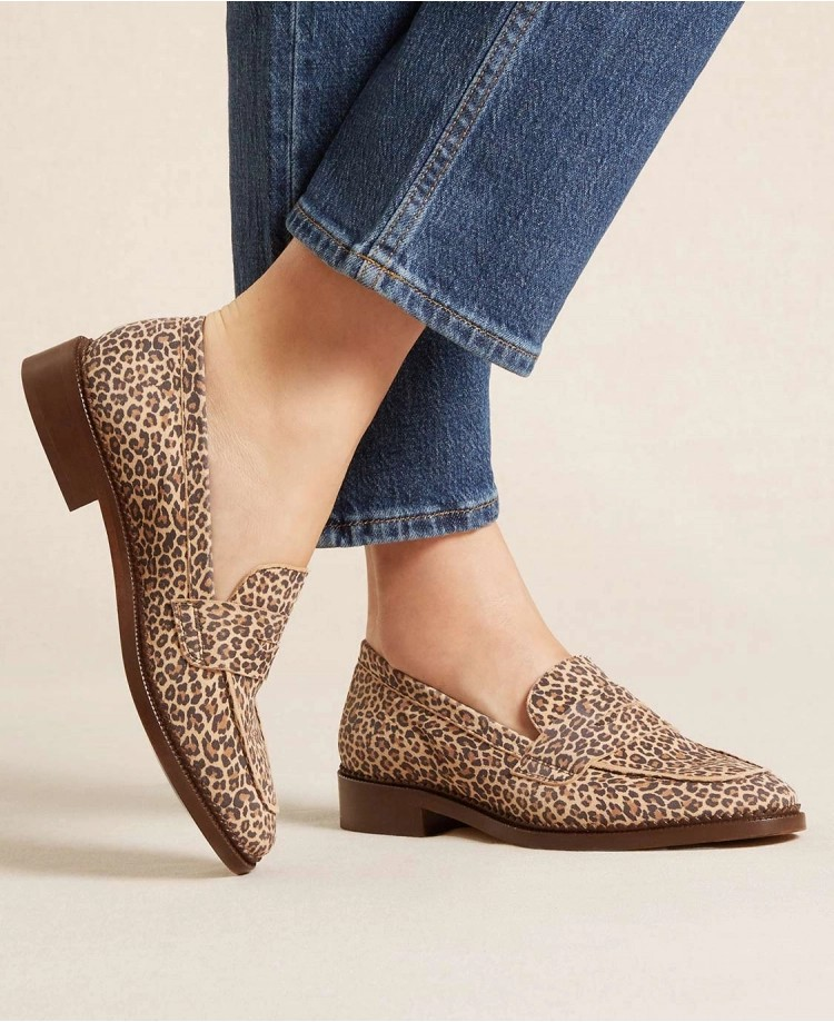 Mocassins n°82 - Cuir imprimé - Léopard