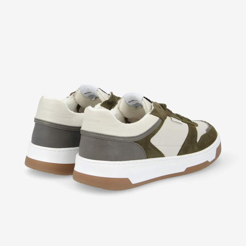 SMATCH SNEAKER M NAPPA/SDE/COUNT O.WHITE/ARMY/FOSSIL
