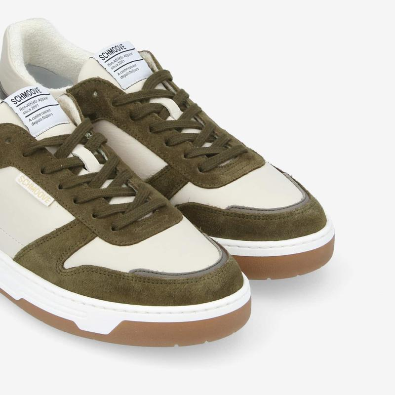 SMATCH SNEAKER M NAPPA/SDE/COUNT O.WHITE/ARMY/FOSSIL