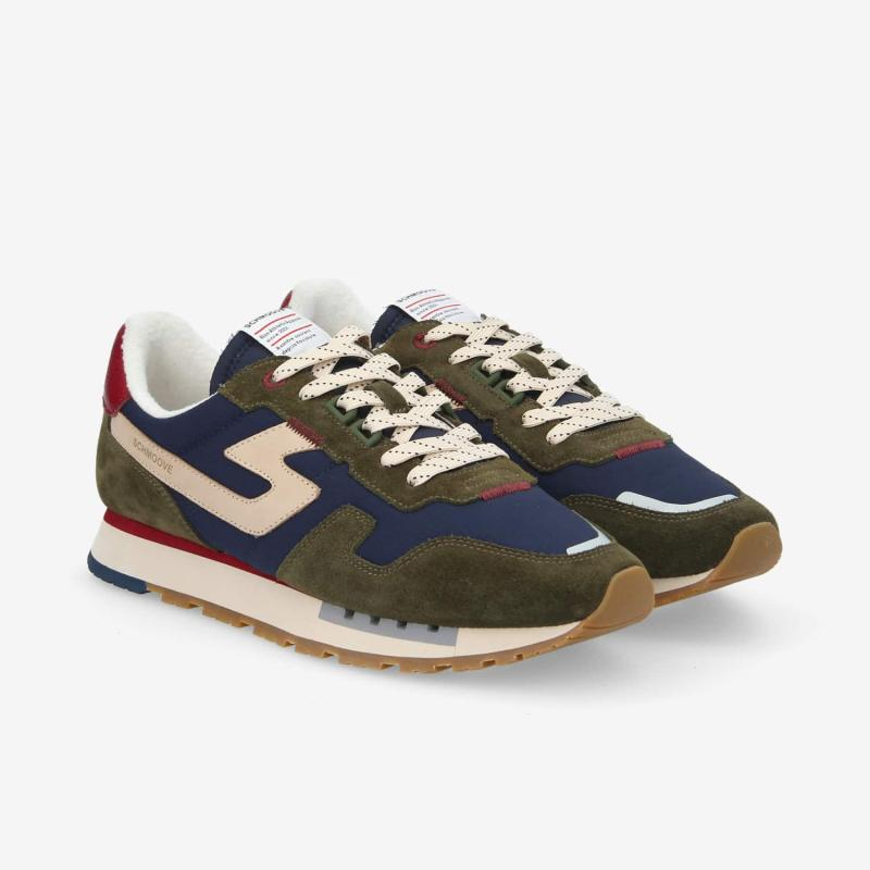 ATHENE RUNNER M SQUARE/SDE/NUB. NAVY/OLIVE/DOVE