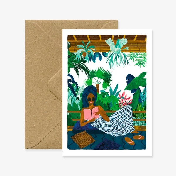 Carte de voeux - Chill book