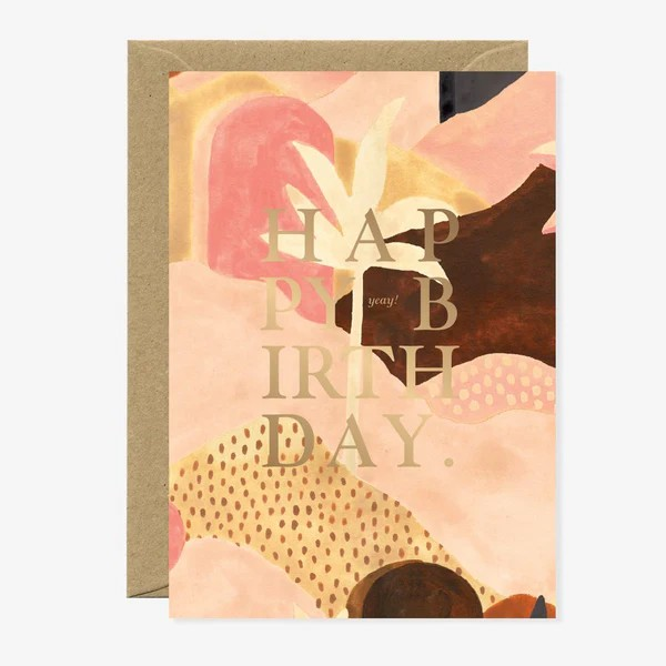 Carte d'anniversaire - Californian desert