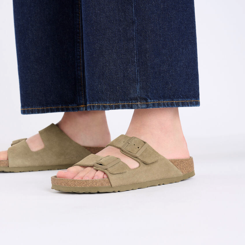 Arizona - Lit de pied souple - Suede Faded Khaki - Normale