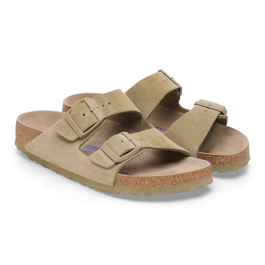 Arizona - Lit de pied souple - Suede Faded Khaki - Normale