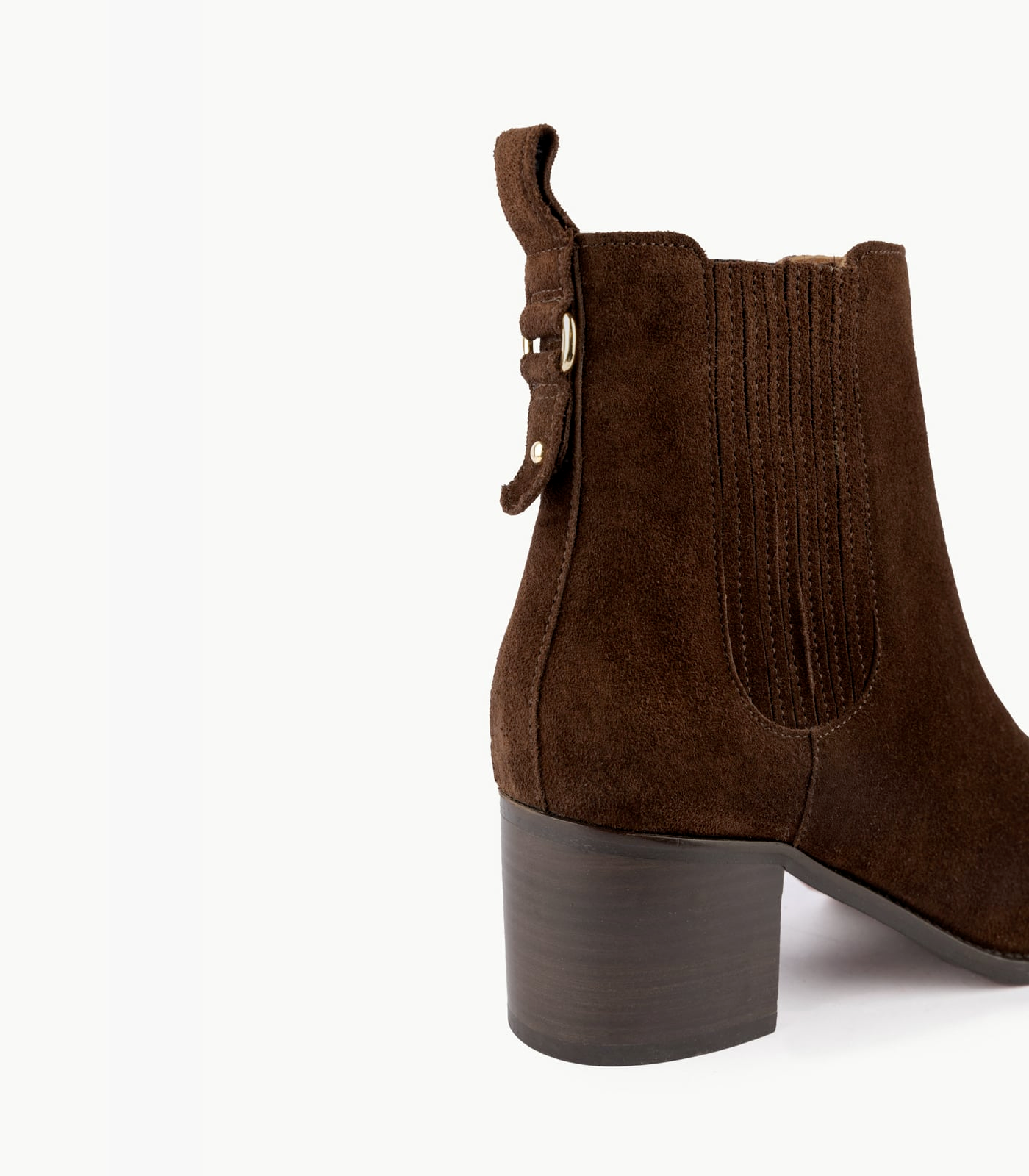 CECILIA CUIR VELOURS COGNAC