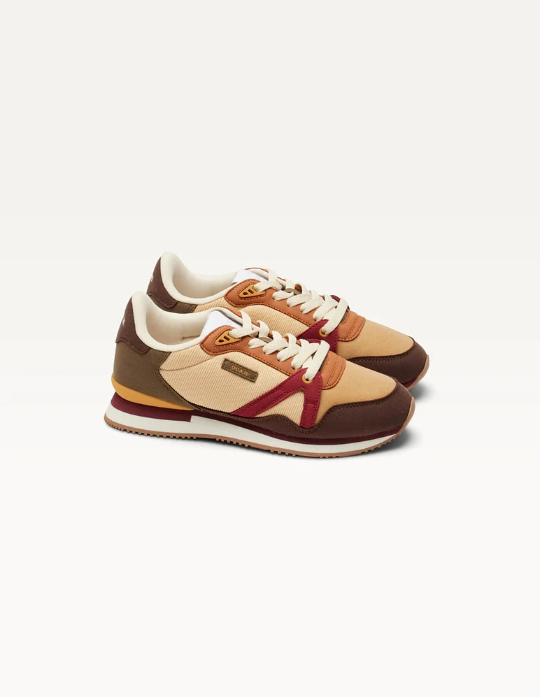 Andrée - Marron beige bordeaux
