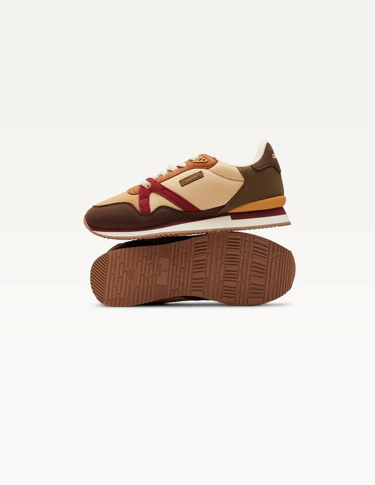 Andrée - Marron beige bordeaux