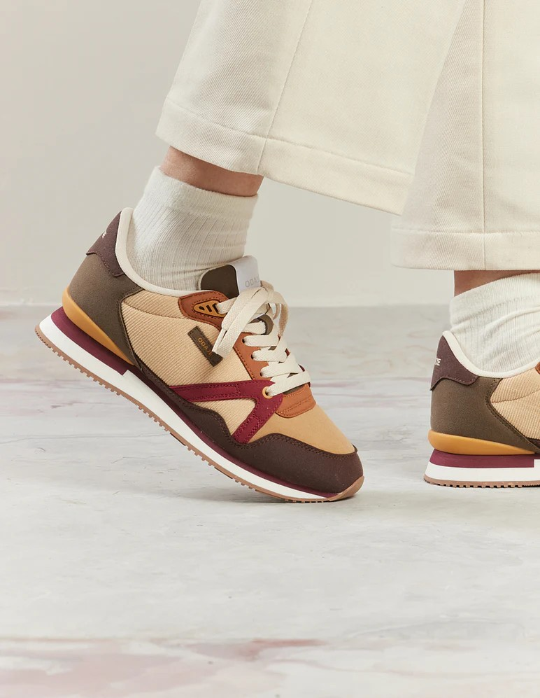 Andrée - Marron beige bordeaux