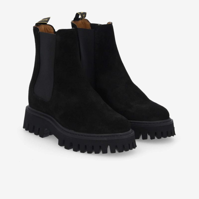 ROTTERDAM CHELSEA W SUEDE BLACK