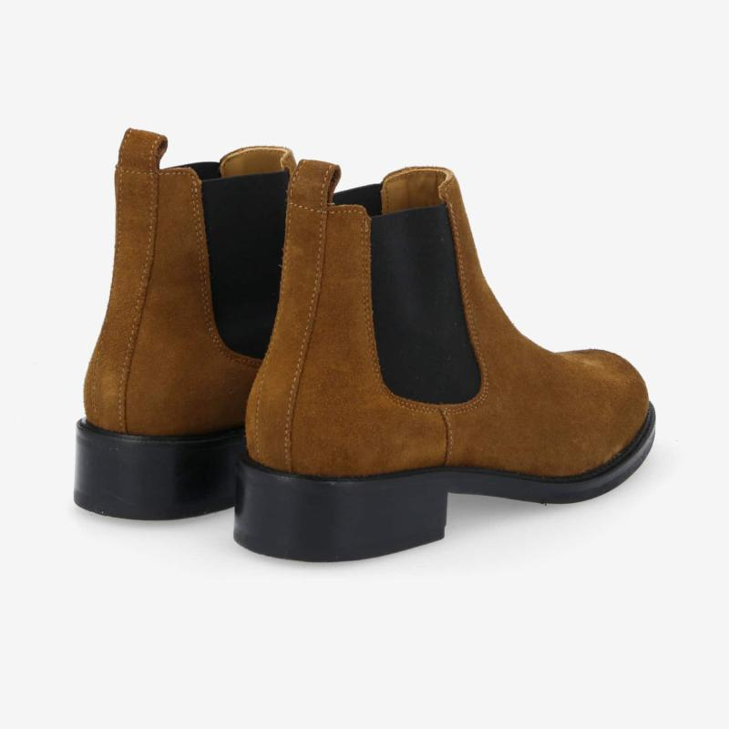 CANDIDE CHELSEA W SUEDE CUOIO