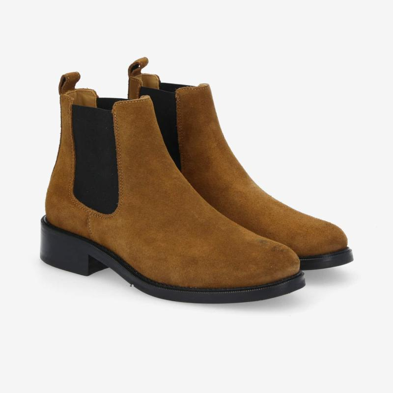 CANDIDE CHELSEA W SUEDE CUOIO