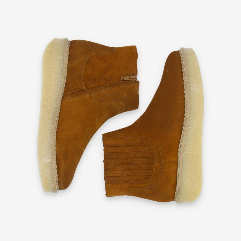PALLAS ZIP BEETLE W SUEDE CARAMEL
