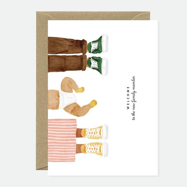 Carte de voeux - The new family member