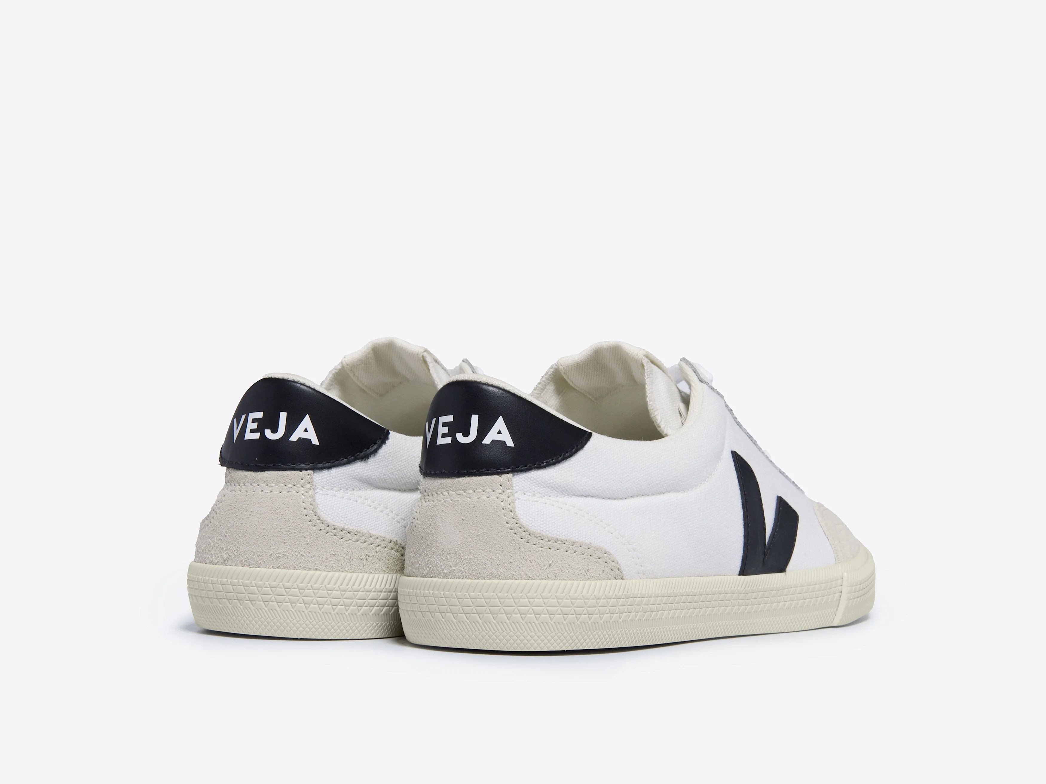 VOLLEY CANVAS WHITE BLACK - FEMME