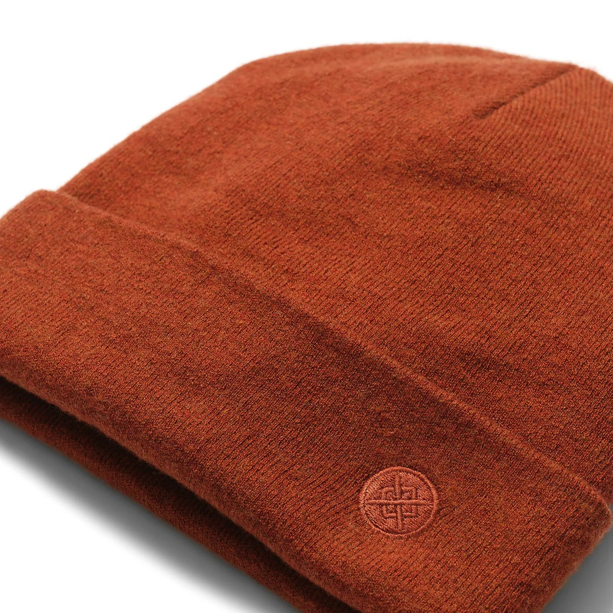 Bonnet en laine mérinos KAMA MERINO WOOL BEANIE - Burnt Orange