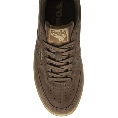 HAWK SUEDE 86 TRAINER OTTER/GUM