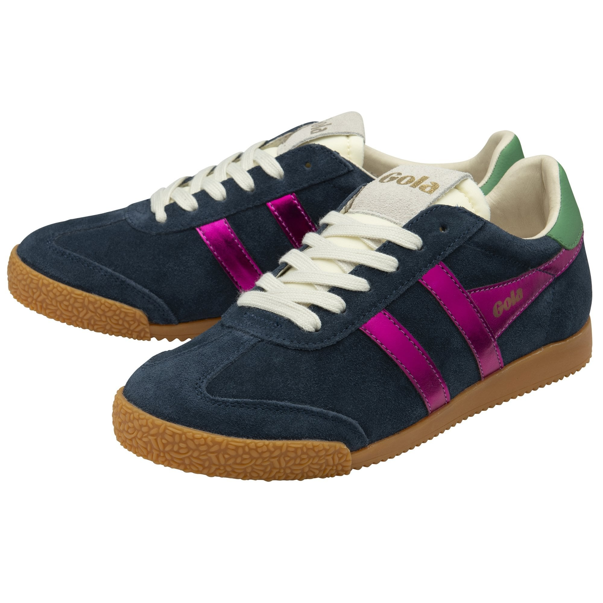 ELAN GLITZ TRAINER NAVY/FUCHSIA/EMERALD