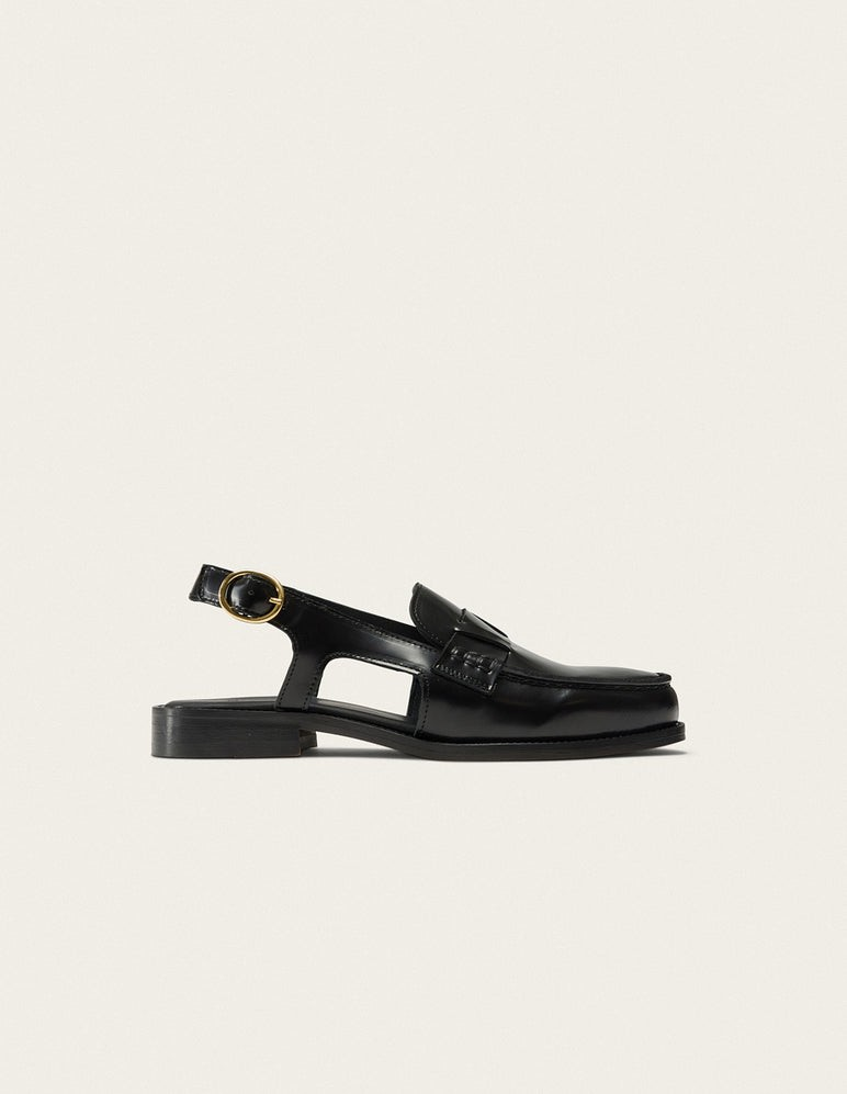 Mangsa - Cuir box noir