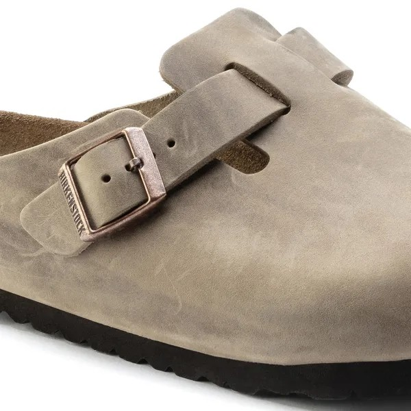 Boston - Lit de pied souple - Cuir huilé Tabacco Brown - Normale