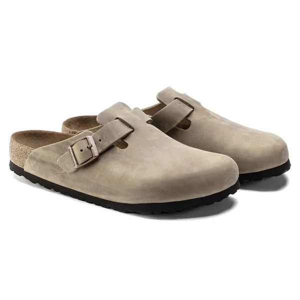 Boston - Lit de pied souple - Cuir huilé Tabacco Brown - Normale