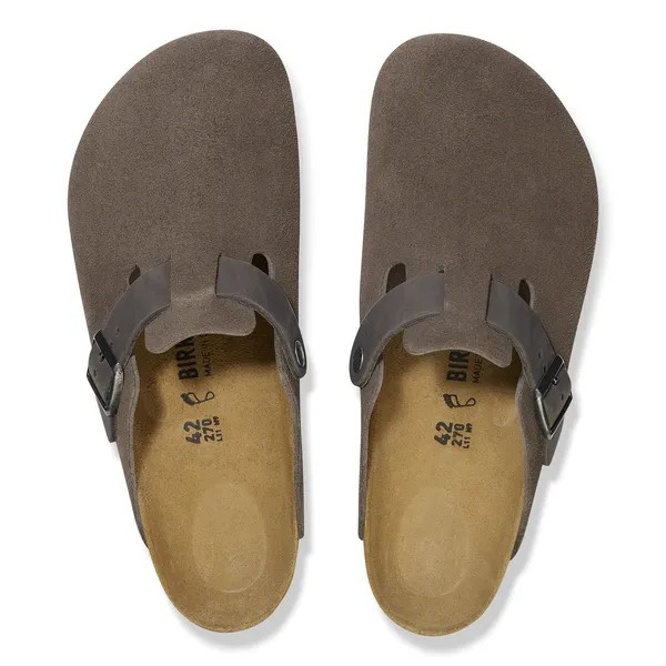 Boston BS Mixed Leather Concrete Gray - Normale