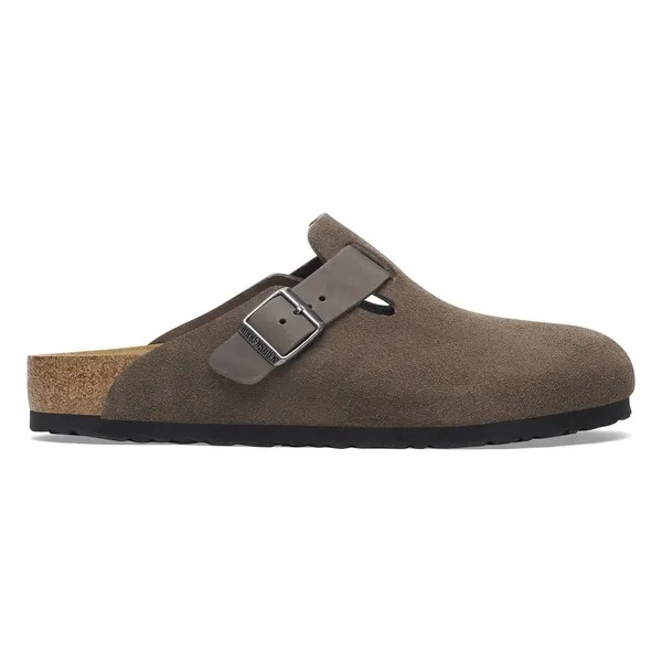 Boston BS Mixed Leather Concrete Gray - Normale