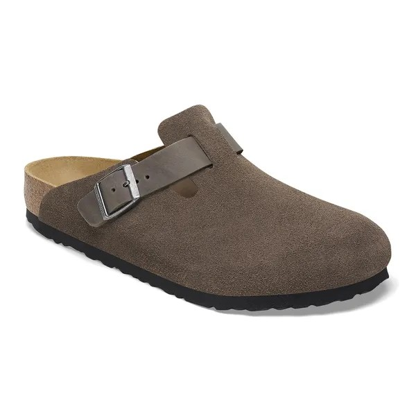 Boston BS Mixed Leather Concrete Gray - Normale