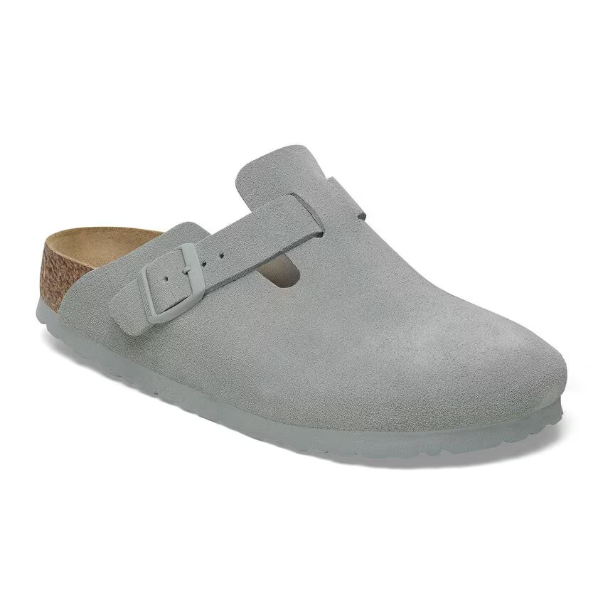 Boston - Suede Pure Sage - Etroite