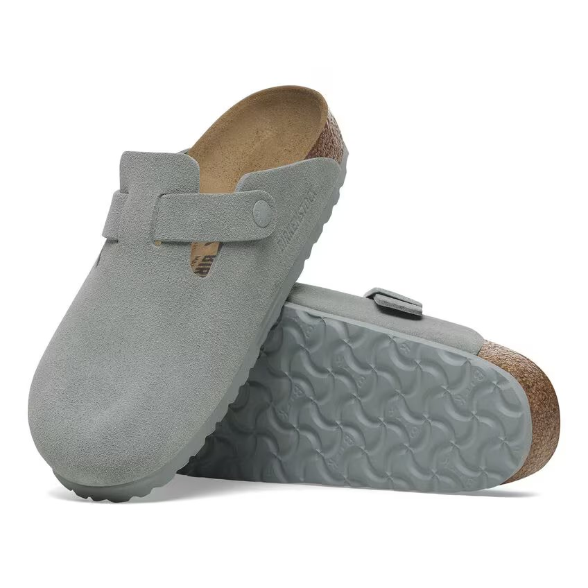Boston - Suede Pure Sage - Etroite