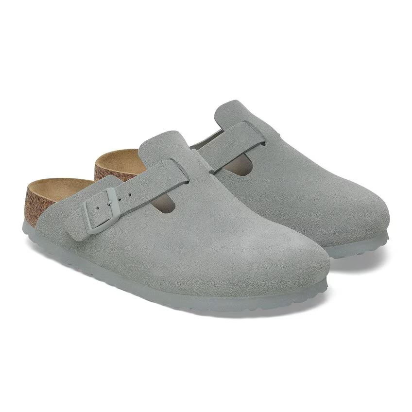 Boston - Suede Pure Sage - Etroite