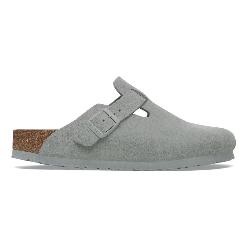 Boston - Suede Pure Sage - Etroite