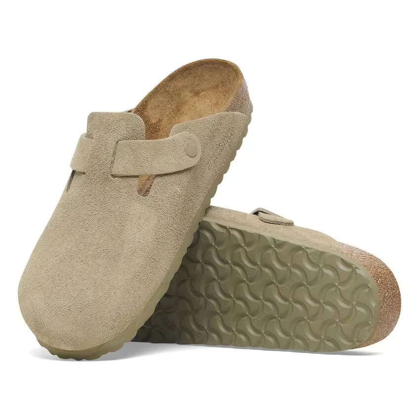 Boston - Suede Faded Khaki - Normale