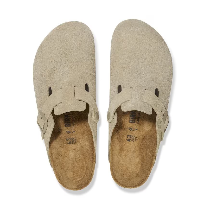Boston - Suede Faded Khaki - Normale